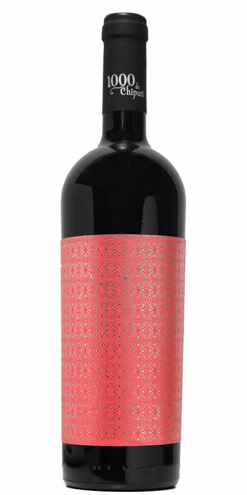 Vin rosu - 1000 de Chipuri, Broderie, Shiraz, rosu, sec, 2014 | 1000 de chipuri