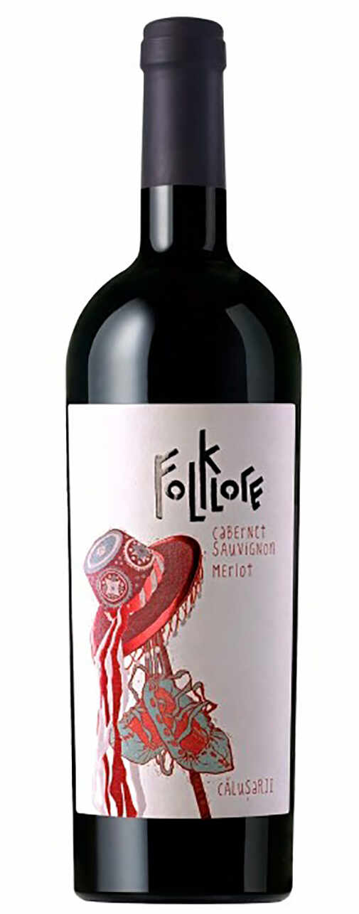 Vin rosu - Folklore Calusarii, Cabernet Sauvignon, Merlot, Dulce, 2016 | Folklore