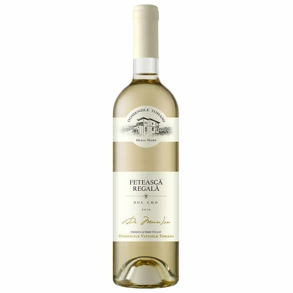 Vin alb demisec Domeniile Tohani, Feteasca Regala 0.75 l