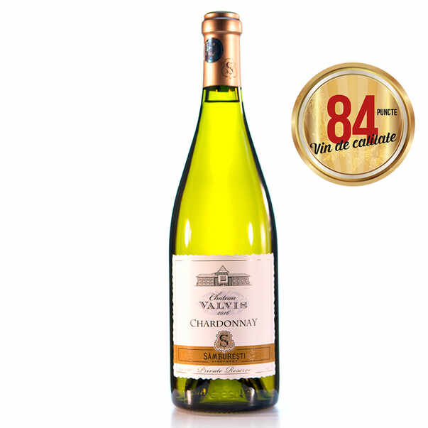 Vin alb sec Domeniile Samburesti, Chardonnay 0.75 l