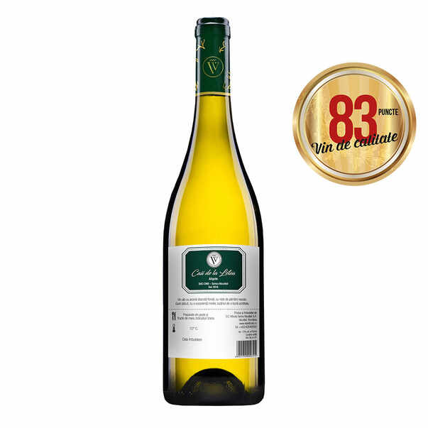 Vin Caii de la Letea aligote alb, sec 0.75 l