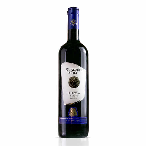 Vin rosu demidulce Domeniile Samburesti Feteasca Neagra, 0.75 l