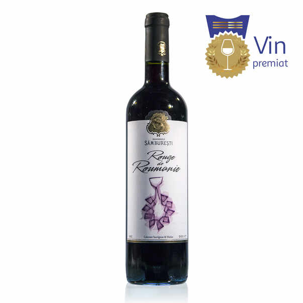 Vin rosu sec Domeniile Samburesti, Cabernet Sauvignon, Merlot 0.75 l