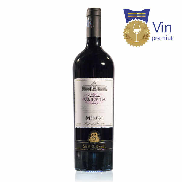 Vin rosu sec Domeniile Samburesti, Merlot 0.75 l