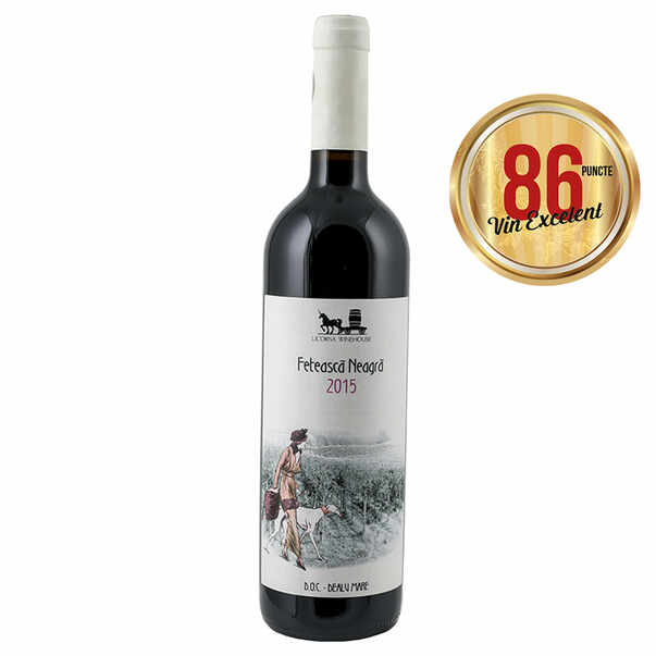 Vin rosu sec Licorna, Feteasca Neagra 0.75 l