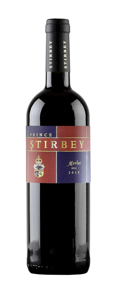 Vin rosu Stirbey - Merlot, sec, 2016 | Prince Stirbey