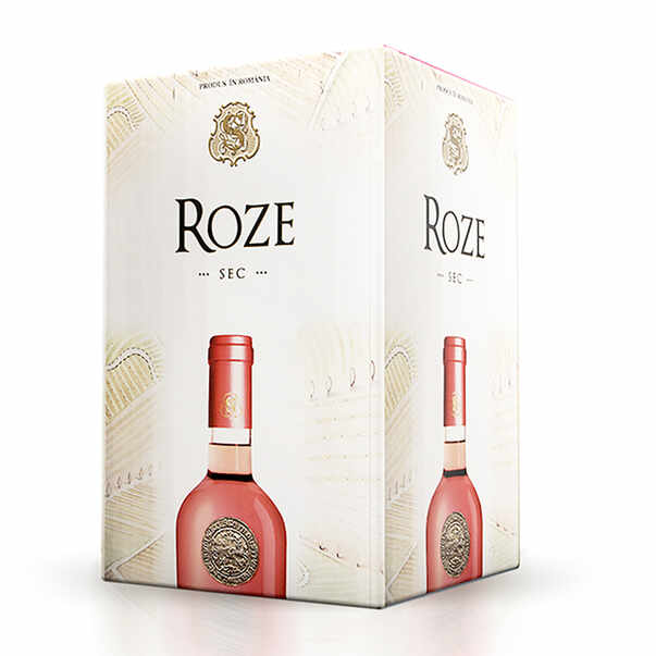 Vin roze sec Domeniile Samburesti, Cabernet Sauvignon, Merlot 5 l