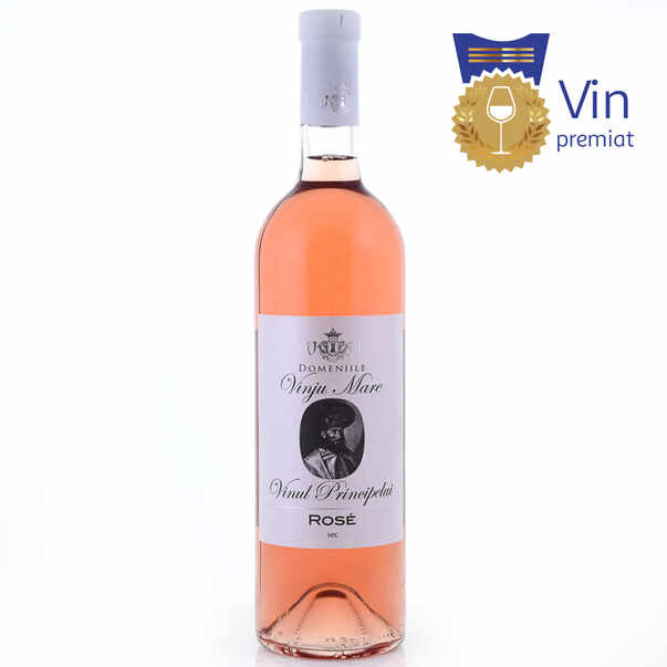 Vin roze sec Domeniile Vinju Mare, Feteasca Neagra 0.75 l