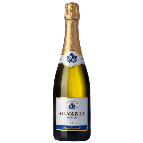 Vin spumant alb sec Silvania, Feteasca Regala, Riesling Italian, Muscat Ottonel 0.75 l