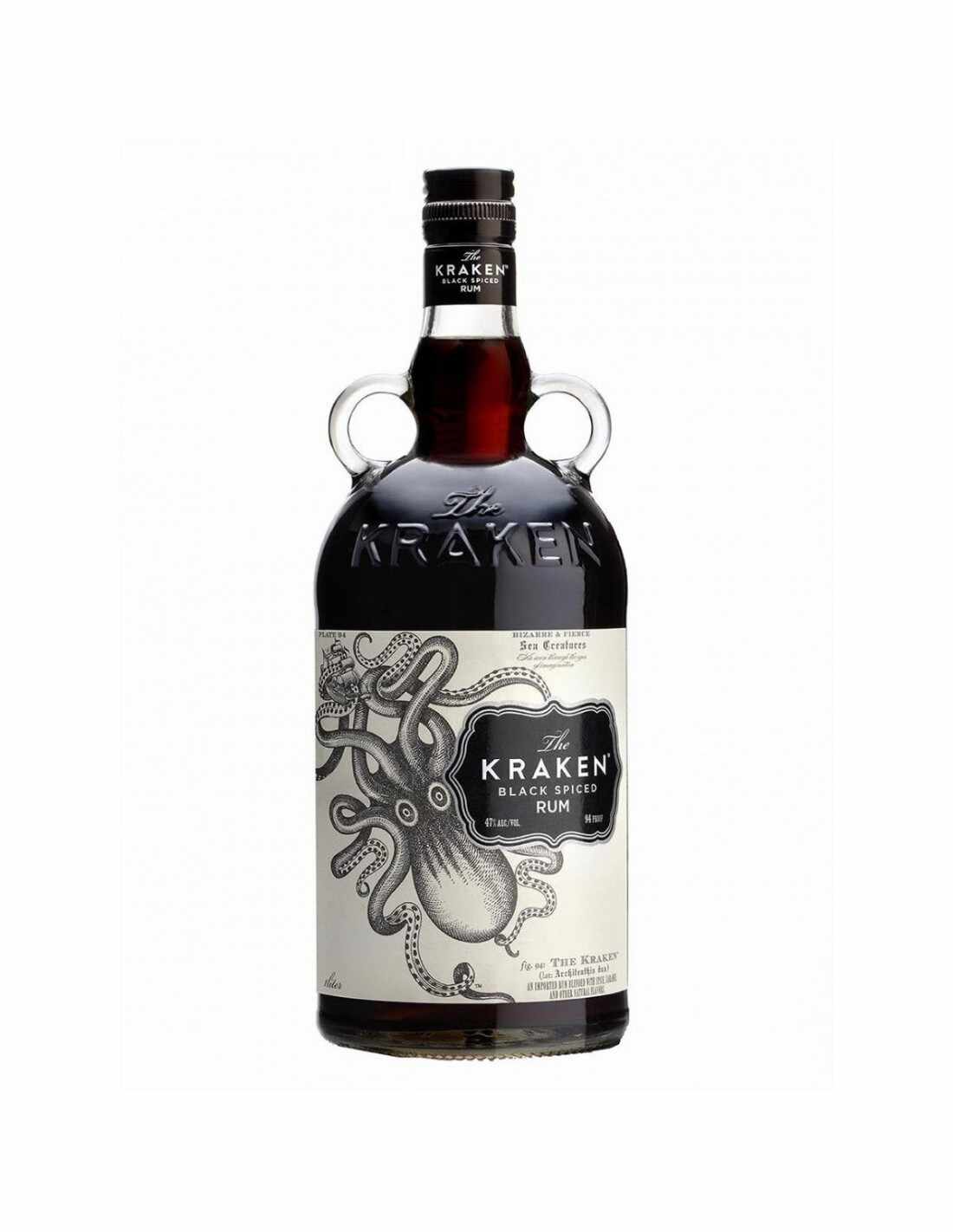 Rom Kraken Black Spiced Rum, 40% alc., 0.7L, Caraibe