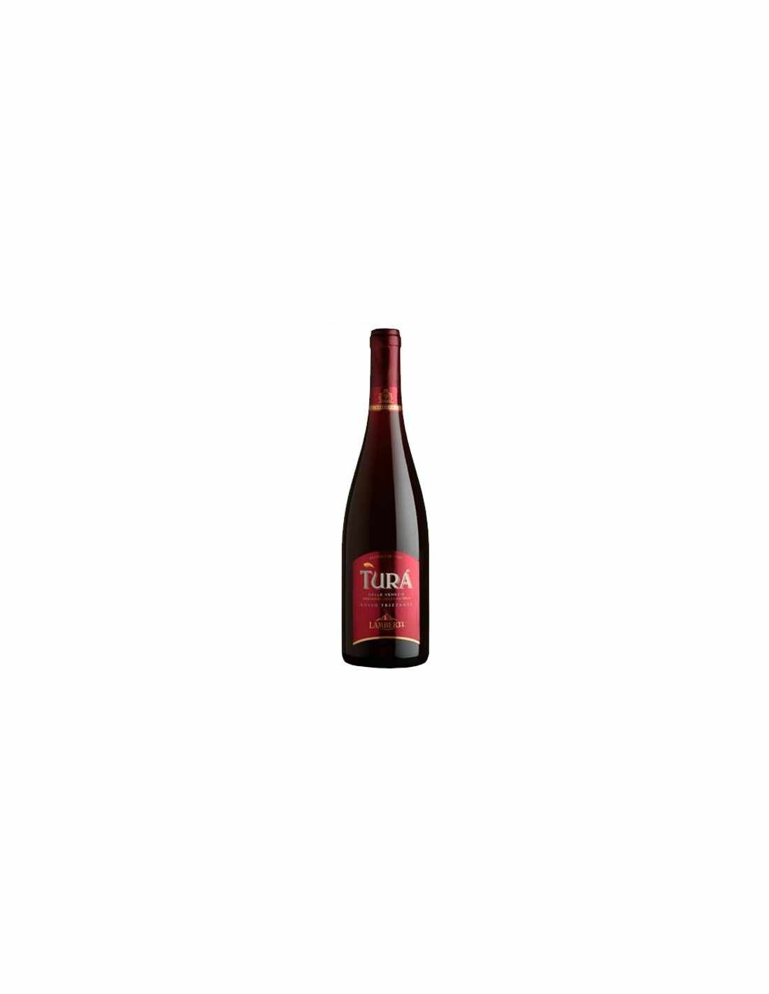 Vin frizzante rosu, Lamberti TurÃ¡ Veneto, 0.75L, 11.5% alc., Italia