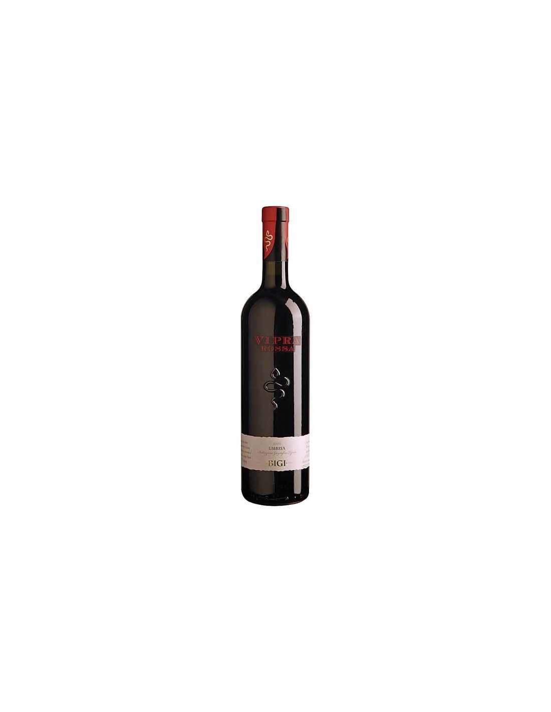 Vin rosu demisec, Vipra Rosa, Bigi Umbria, 13.5% alc., 0.75L, Italia