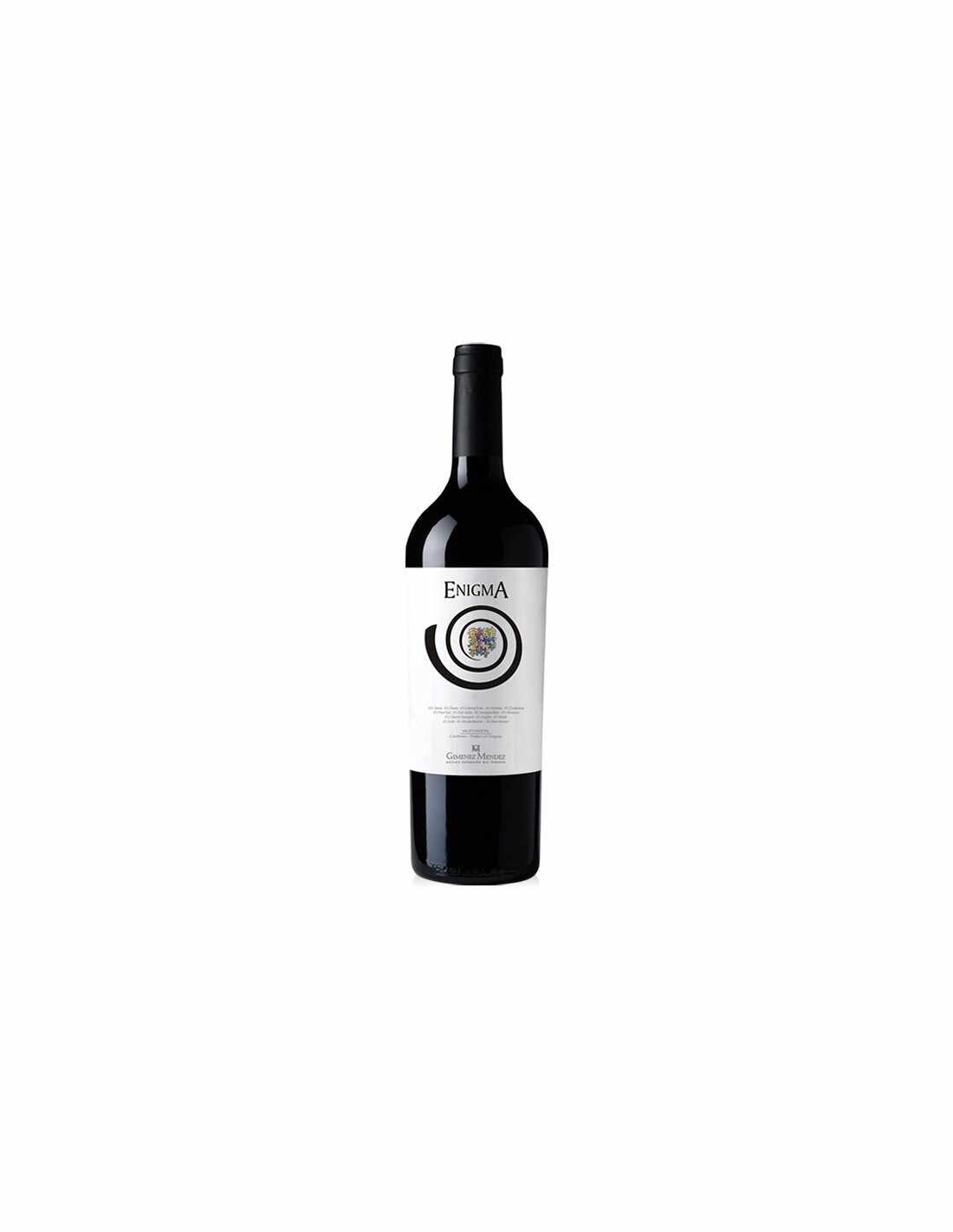 Vin rosu sec, Cupaj, Gimenez Mendez Enigma Multivarietal, 0.75L, 14.2% alc., Uruguay