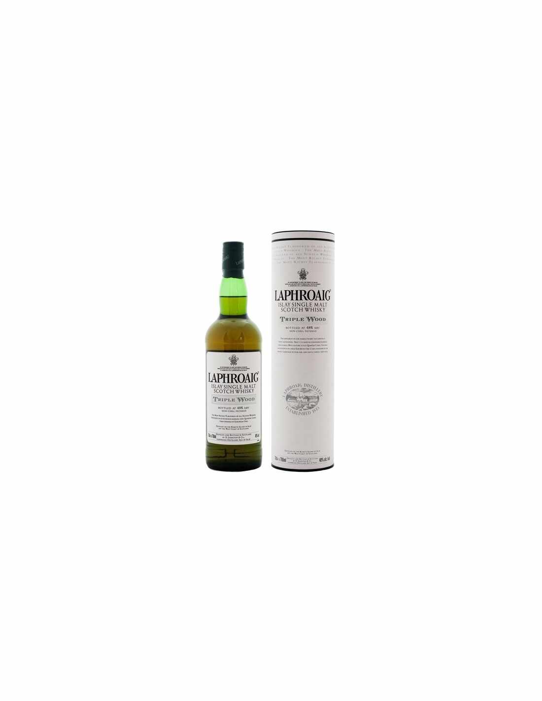 Whisky Laphroaig Triple Wood 0.7L, 48% alc., Scotia