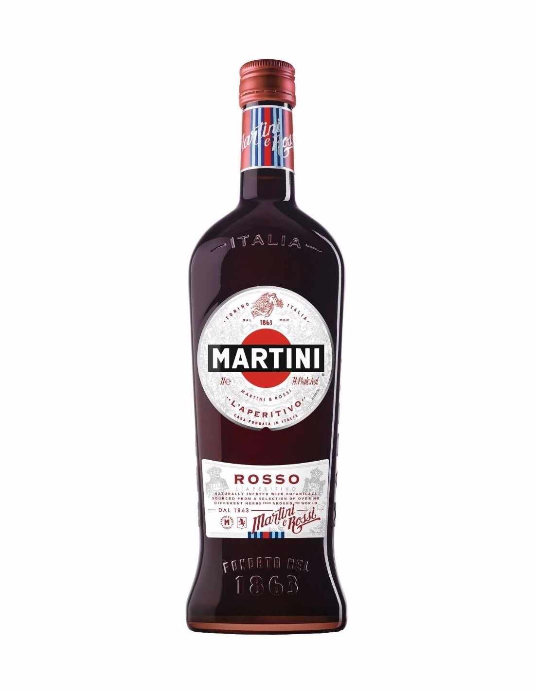 Aperitiv Martini Rosso, 14.4% alc., 1L, Italia
