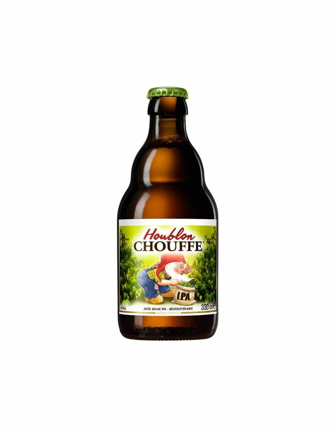 Bere blonda, nefiltrata Chouffe Houblon, 9% alc., 0.33L, Belgia