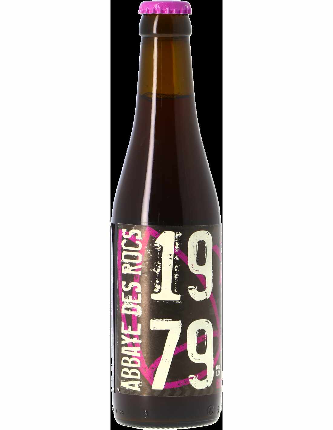 Bere bruna, nefiltrata Abbaye des Rocs, 9% alc., 0.33L, Belgia