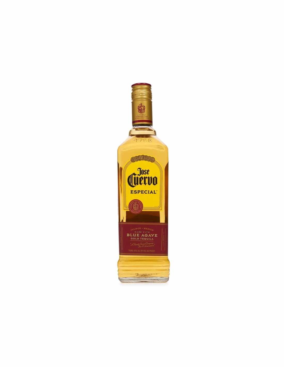 Tequila aurie Jose Cuervo Especial Reposado 0.7L, 38% alc., Mexic