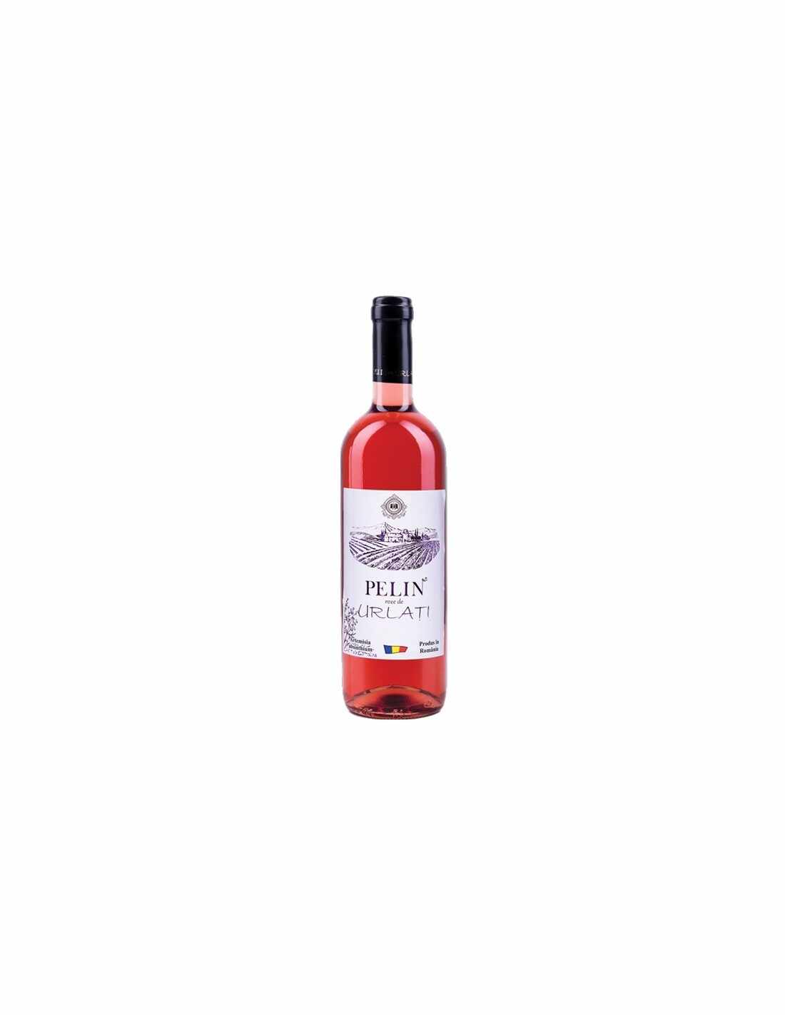 Vin roze demisec, Cupaj, Pelin Dealu Mare, 13% alc., 0.75L, Romania