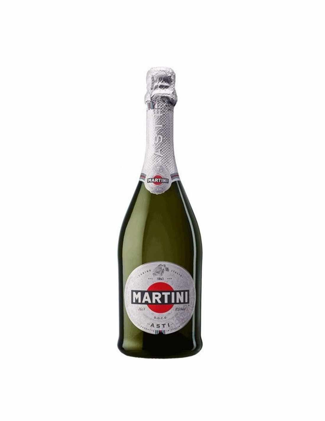 Vin spumant alb demidulce, Martini Asti, 0.75L, 7.50% alc., Italia