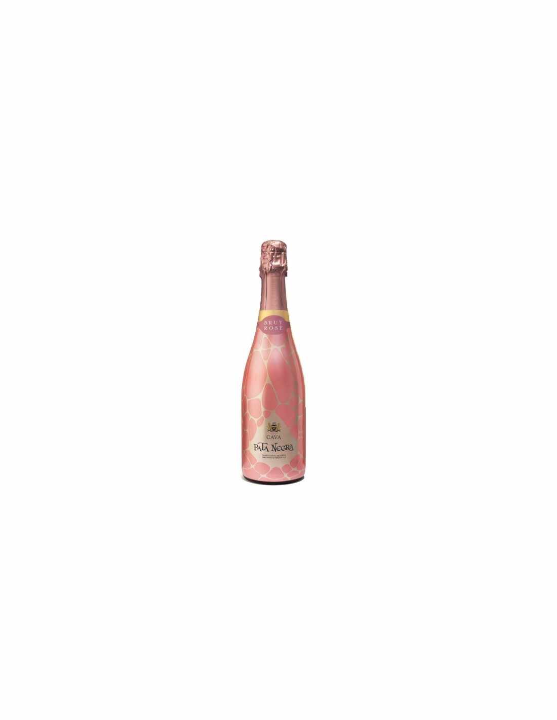 Vin spumant roze Pinot Noir, Pata Negra Cava, 0.75L, 11.5% alc., Spania