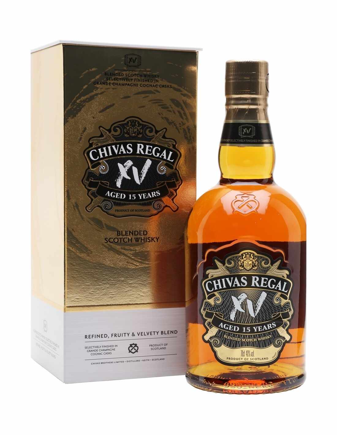 Whisky Chivas Regal 0.7L, 15 ani, 40% alc., Scotia
