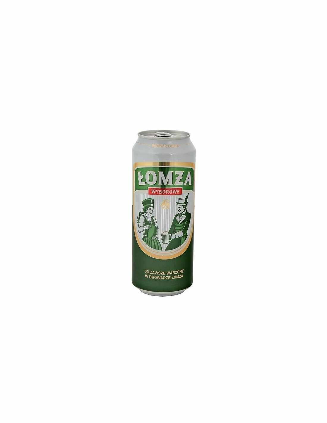Bere blonda Lomza Wyborowe, 6% alc., 0.5L, Polonia