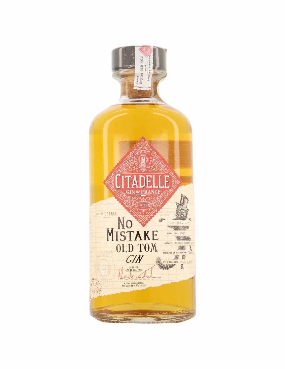Gin Citadelle No Mistake Old Tom, 46% alc., 0.5L, Franta