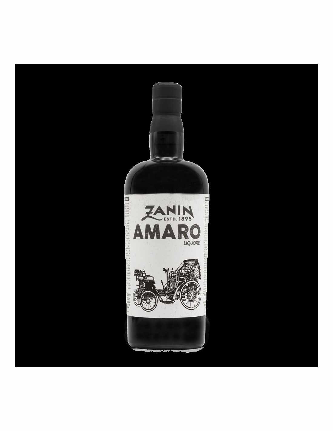 Lichior aromatizat Zanin Amaro, 30% alc., 0.7L, Italia