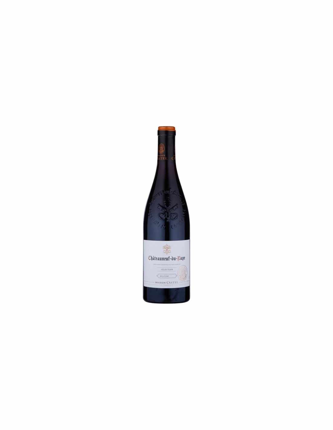 Vin rosu sec, Cupaj, Maison Selection Castel Chateauneuf-du-Pape, 14.5% alc., 0.75L, Franta