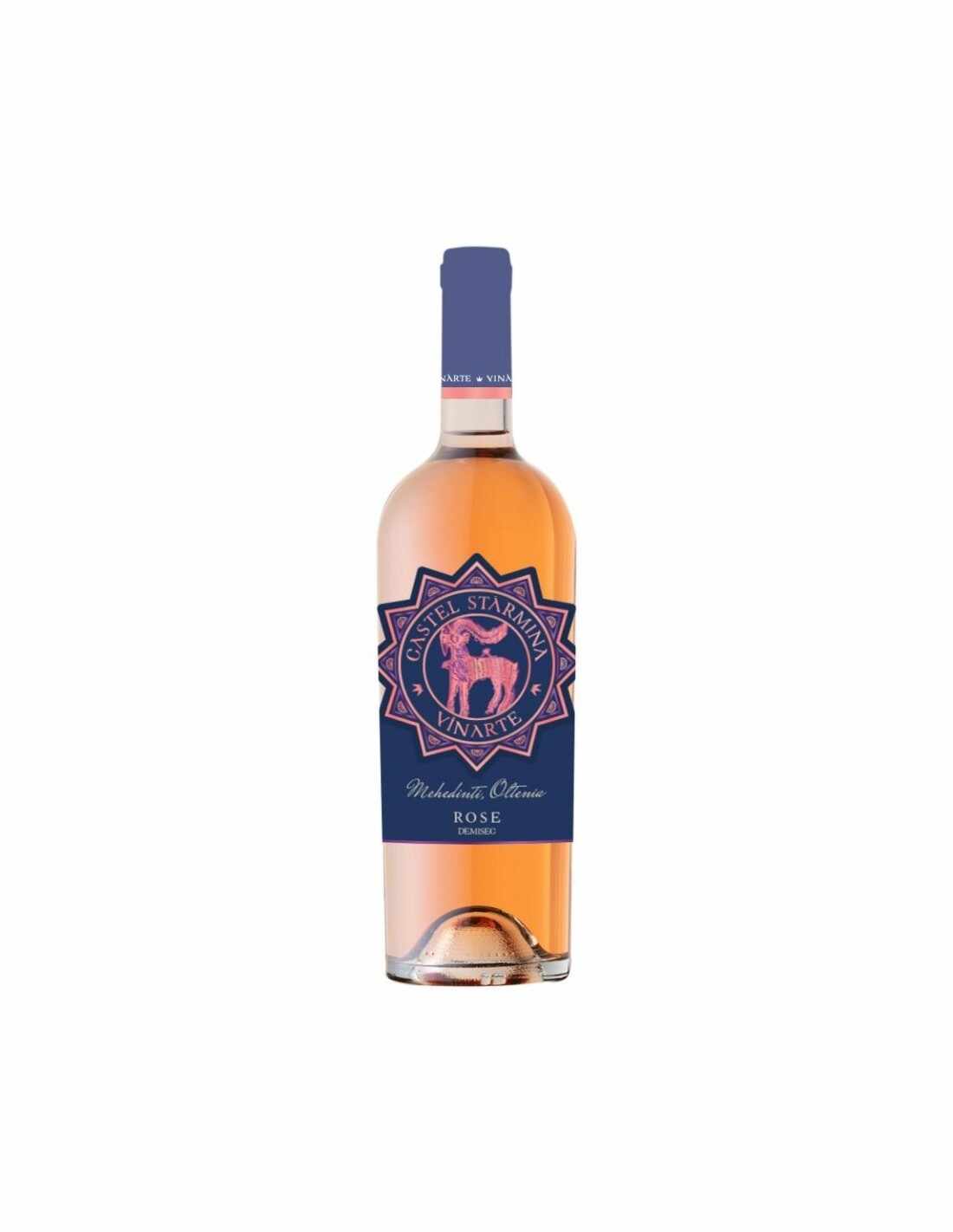 Vin roze demisec, Cupaj, Castel Starmina Vinarte, 12% alc., 0.75L, Romania