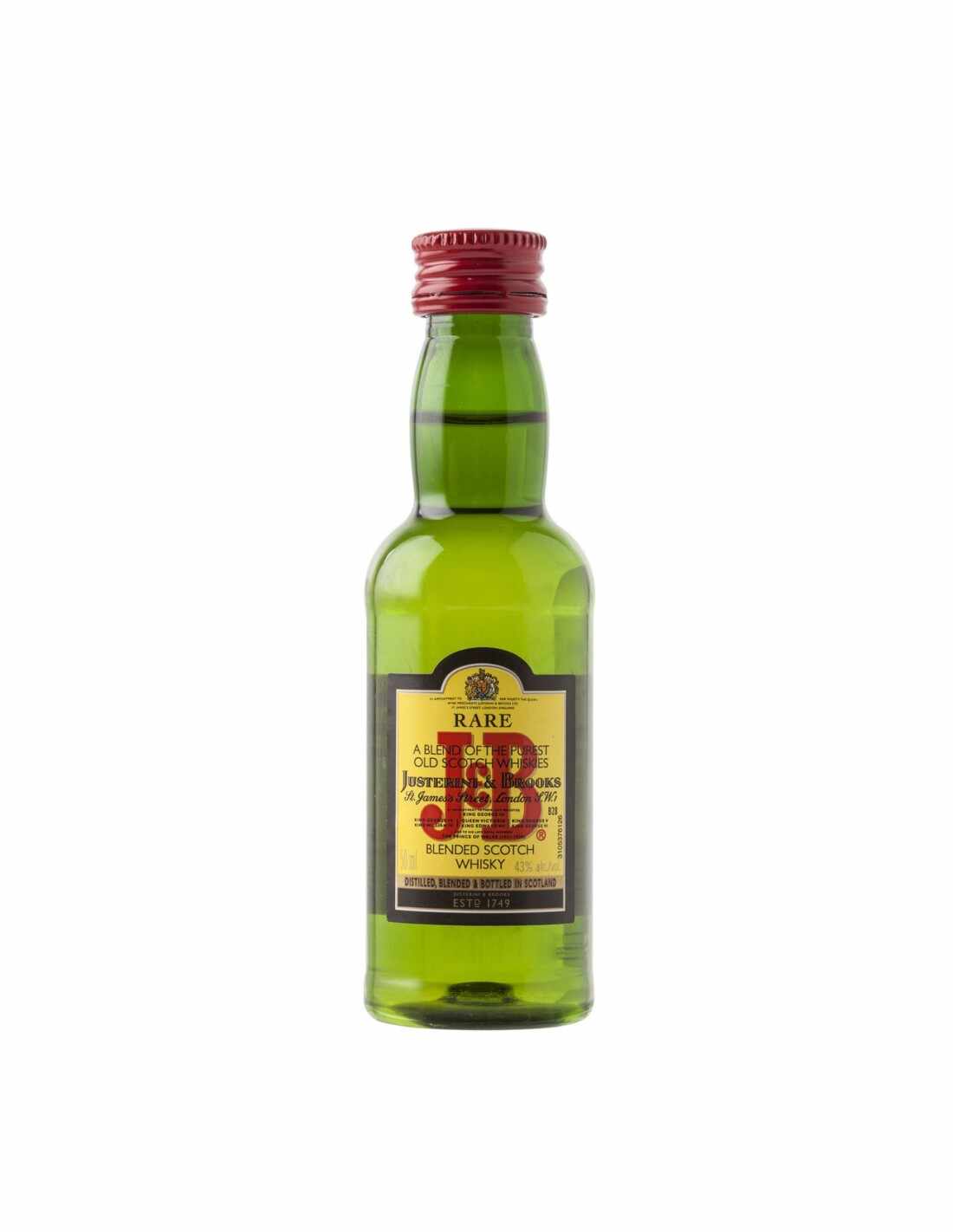 Whisky J&B Rare 0.05L, 40% alc., Scotia