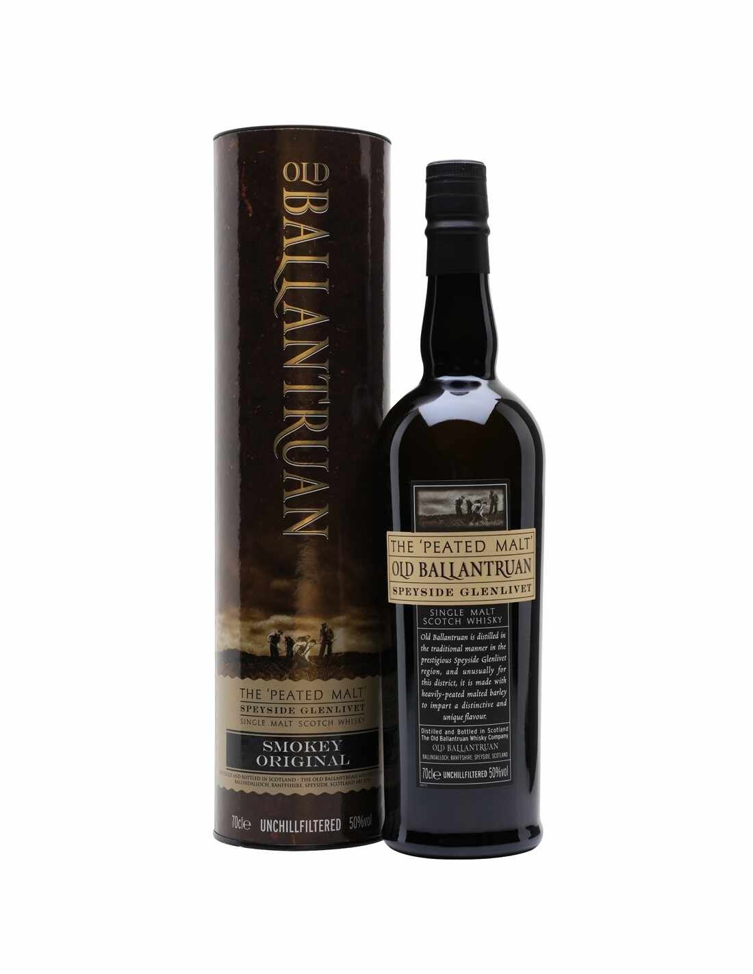 Whisky Old Ballantruan Smokey Original 0.7L, 50% alc., Scotia