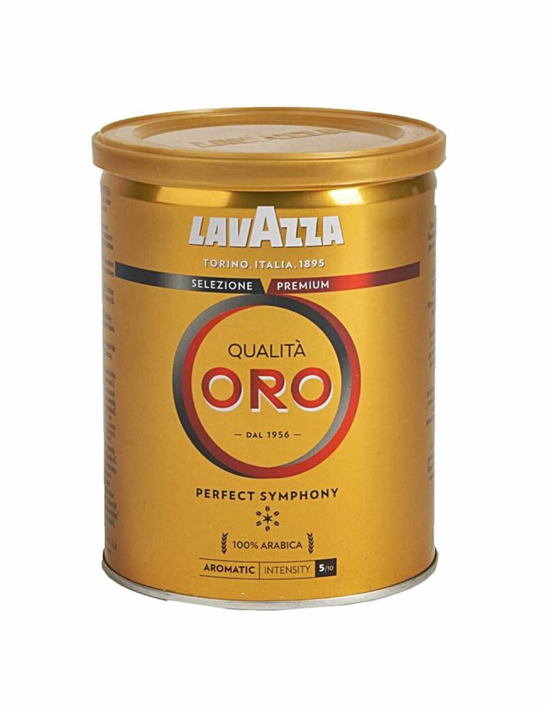 Cafea Macinata Lavazza Qualita Oro, cutie metalica, 250 g