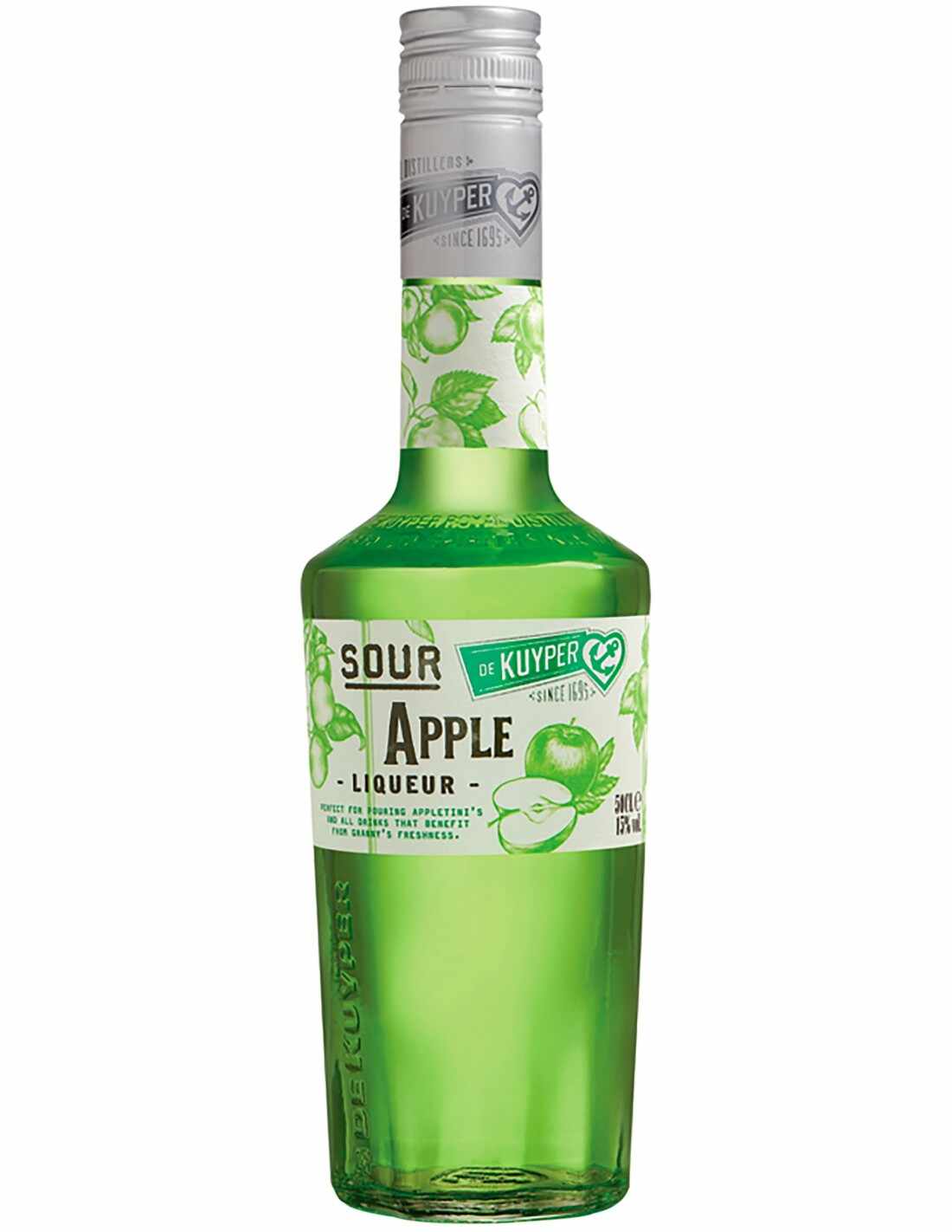 Lichior De Kuyper Sour Apple, 15% alc., 0.7L, Olanda