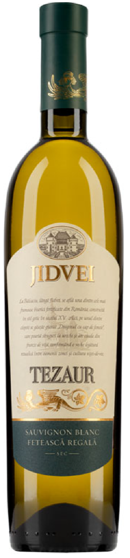 Vin alb - Tezaur, Sauvignon Blanc & Feteasca Regala, sec, 2020 | Jidvei