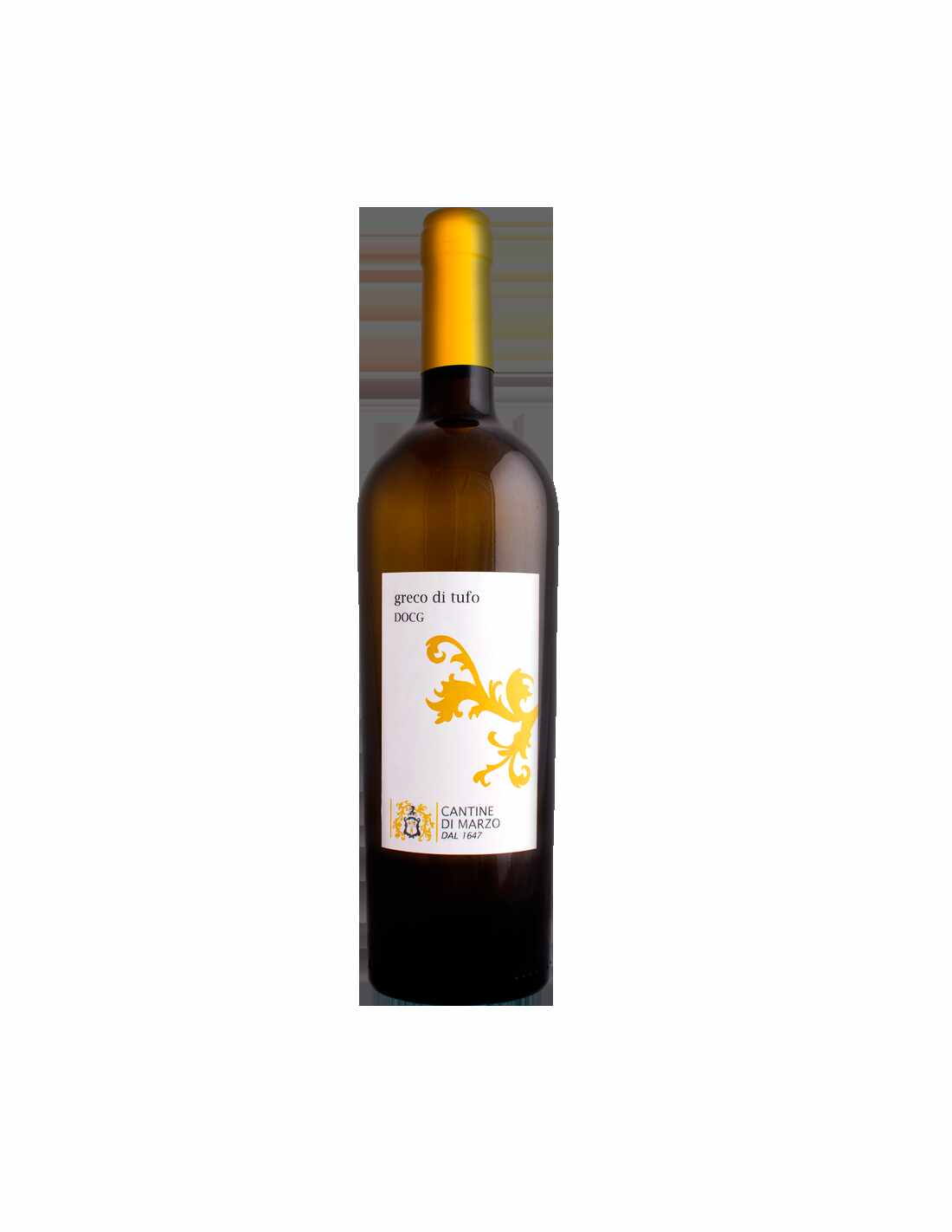Vin alb sec Cantine di Marzo Greco di Tufo DOCG, 13% alc., 0.75L, Italia