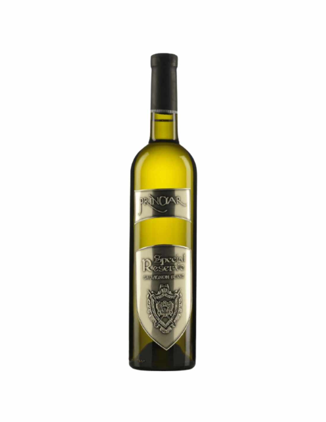 Vin alb sec, Sauvignon Blanc, Princiar Special Reserve, 0.75L, 13% alc., Romania