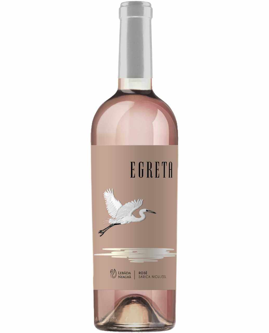 Vin rose - Lebada Neagra, Egreta, Merlot, Sec, 2019 | Lebada neagra