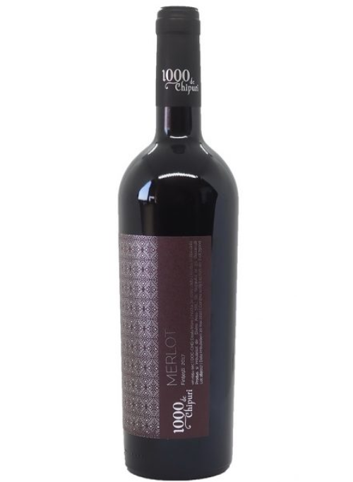 Vin rosu - 1000 de Chipuri - Ie de Fintesti Merlot, sec, 2017 | 1000 de chipuri