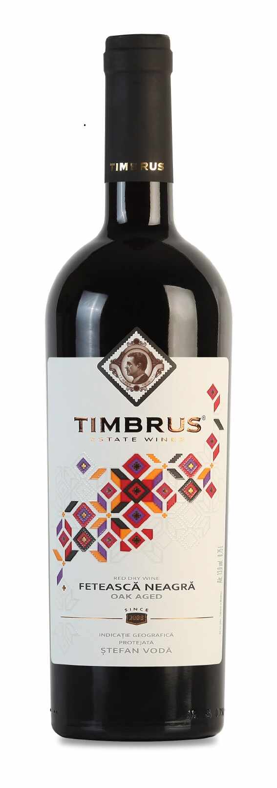 Vin rosu - Timbrus, Feteasca Neagra, sec, 2016 | Timbrus