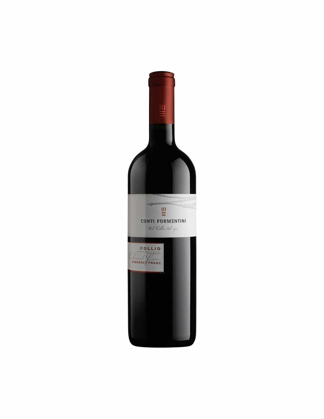 Vin rosu sec, Cabernet Franc, Conti Formentini Collio, 0.75L, 13% alc., Italia