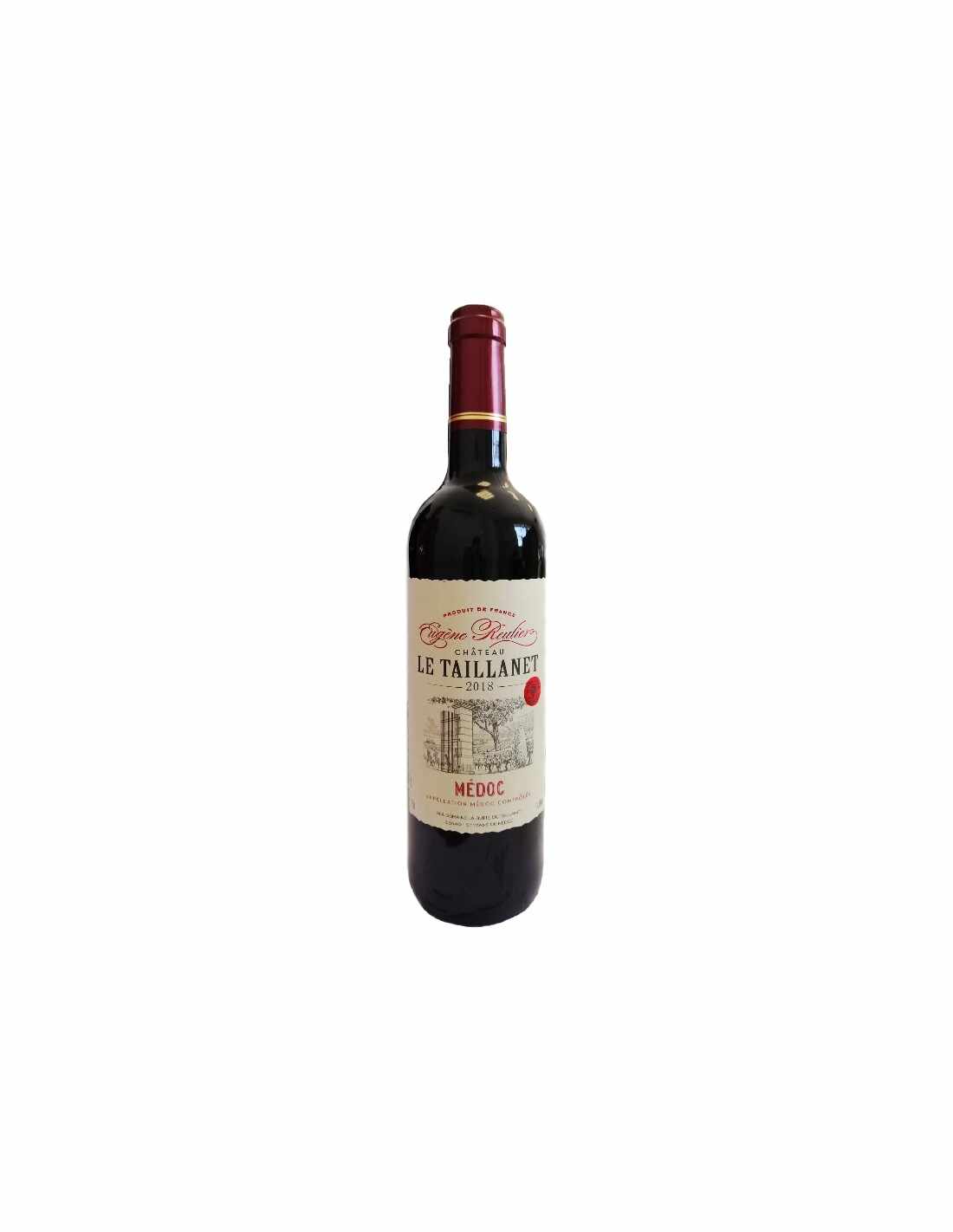 Vin rosu sec Château le Taillanet Medoc, 0.75L, 13% alc., Franta