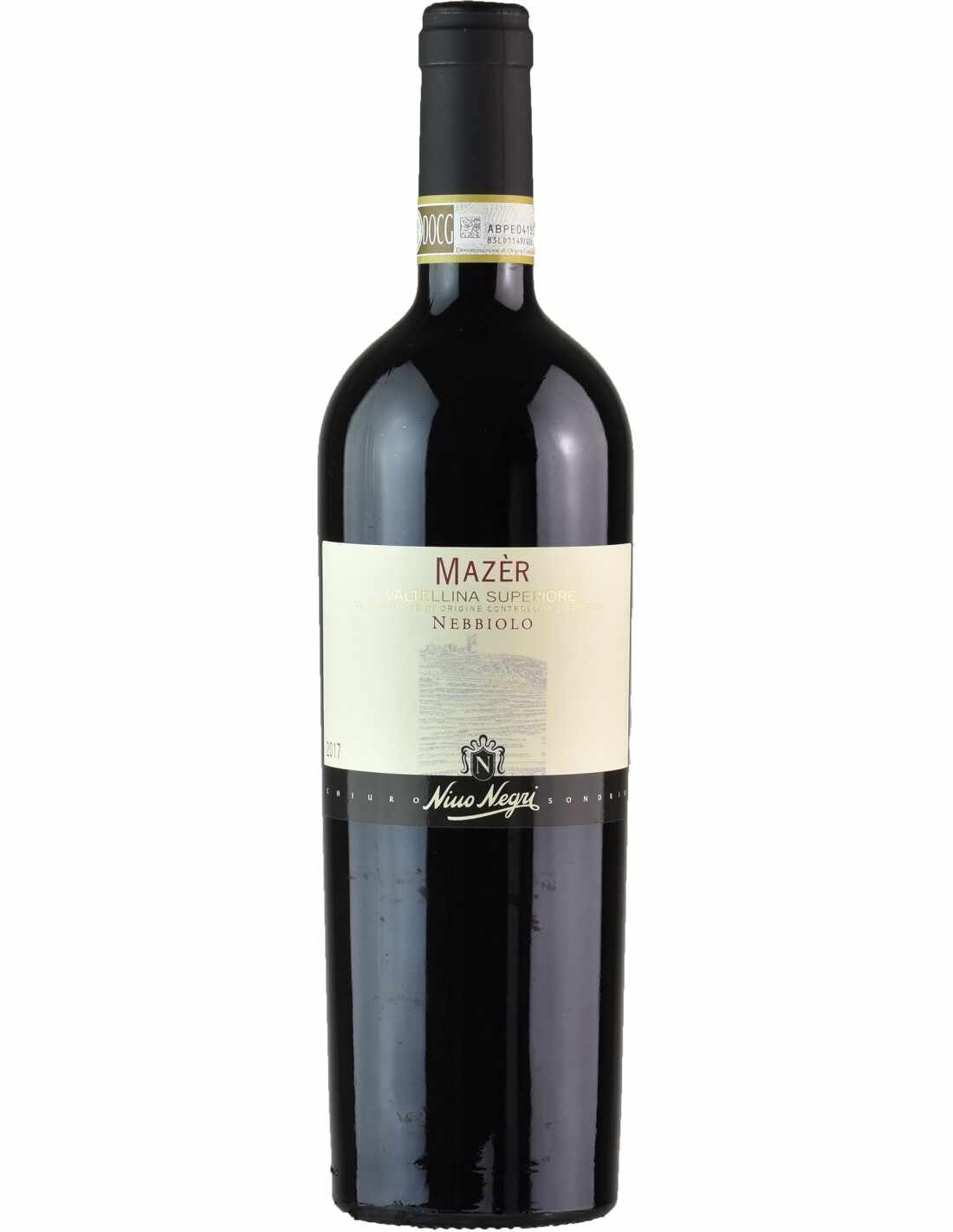Vin rosu sec, Nebbiolo, Nino Negri Mazer Valtellina Superiore, 0.75L, 13.5% alc., Italia