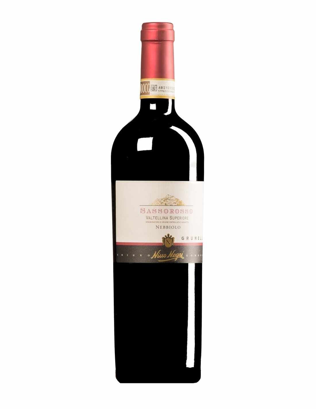 Vin rosu sec, Nebbiolo, Nino Negri Sassorosso Grumello Valtellina Superiore, 0.75L, 13.5% alc., Italia