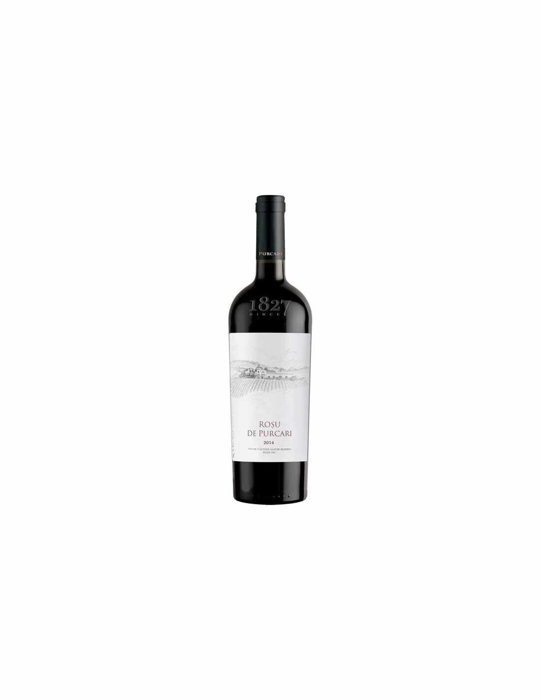 Vin rosu sec Rosu de Purcari, 0.75L, 13.5% alc., Republica Moldova