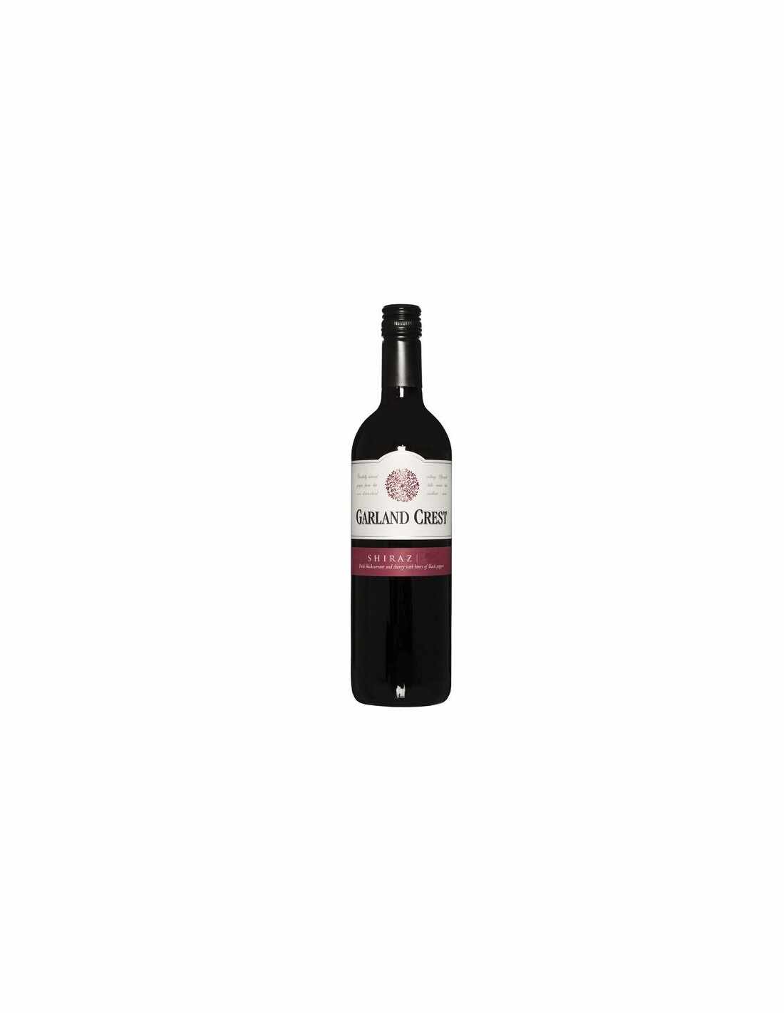 Vin rosu sec, Shiraz, Garland Crest Jumilla, 0.75L, 13% alc., Spania