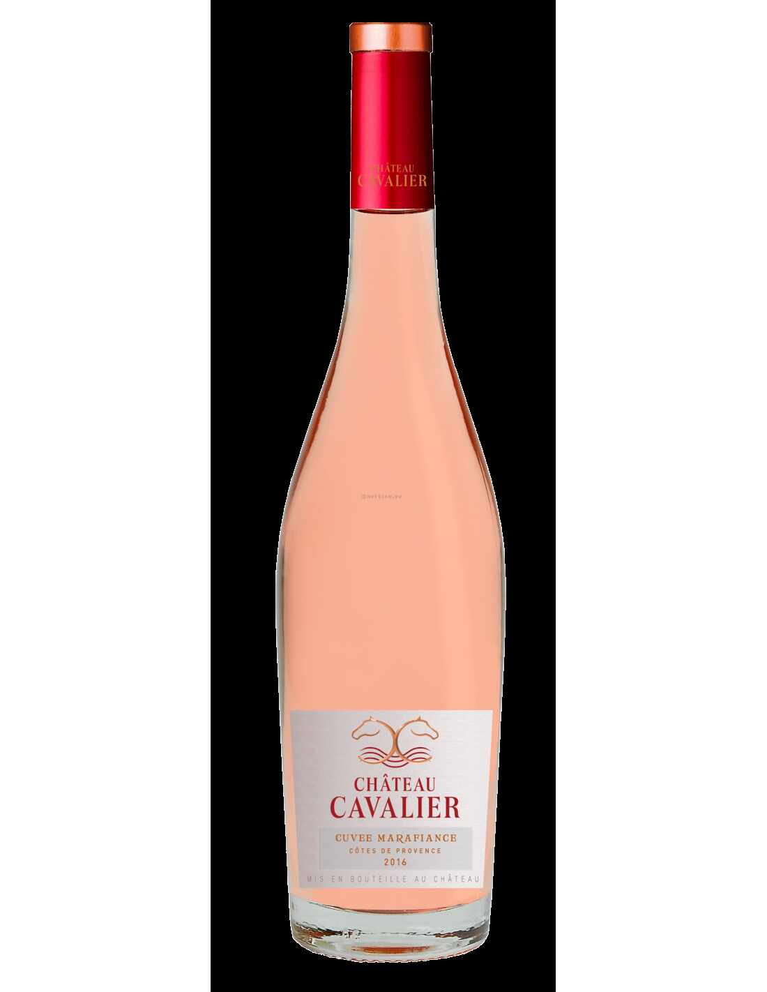 Vin roze sec, Chateau Cavalier Cuv茅e Marafiance, C么tes de Provence, 0.75L, 12.5% alc., Franta