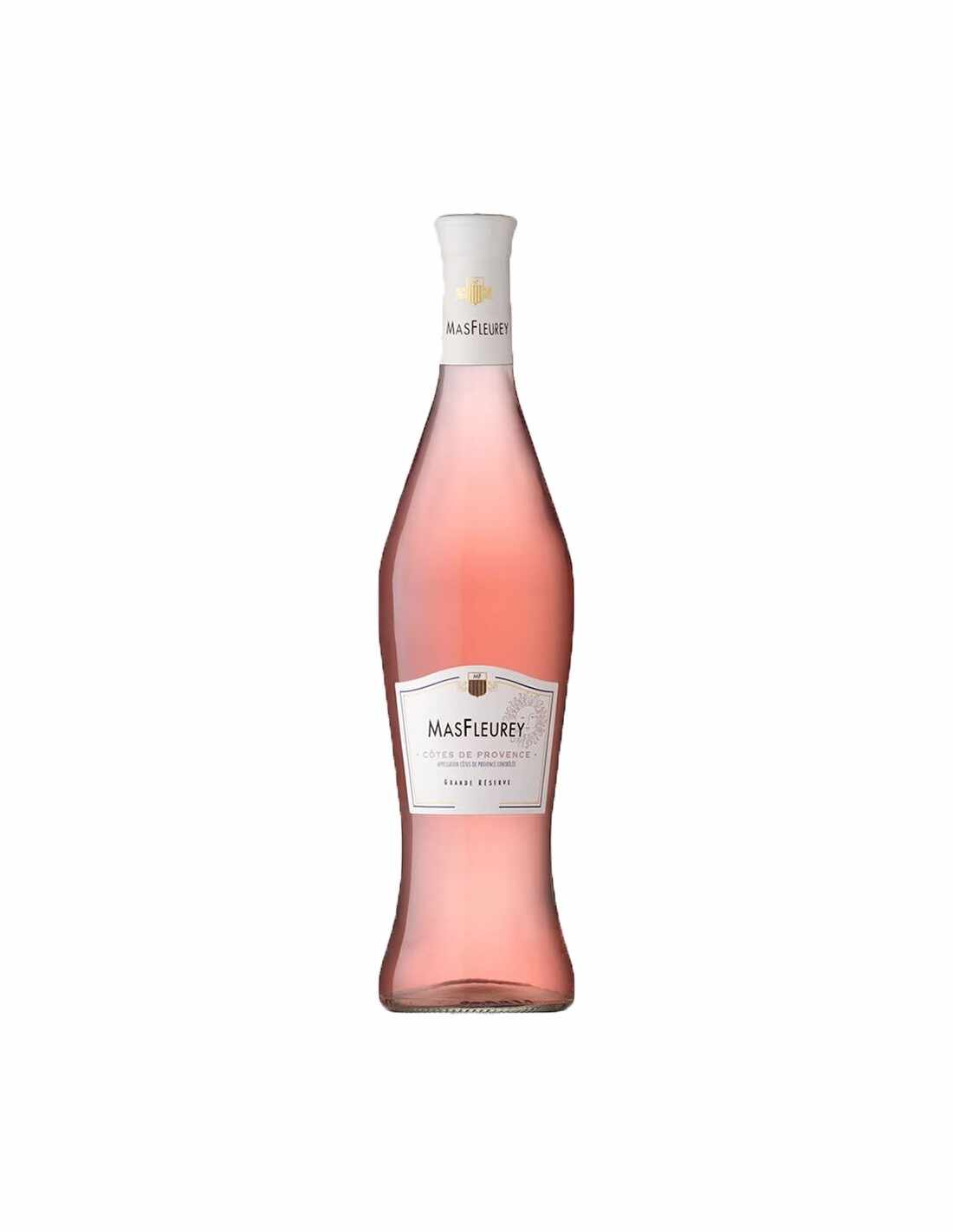 Vin roze sec, Mas Fleurey, CÃ´tes de Provence, 0.75L, 13% alc., Franta